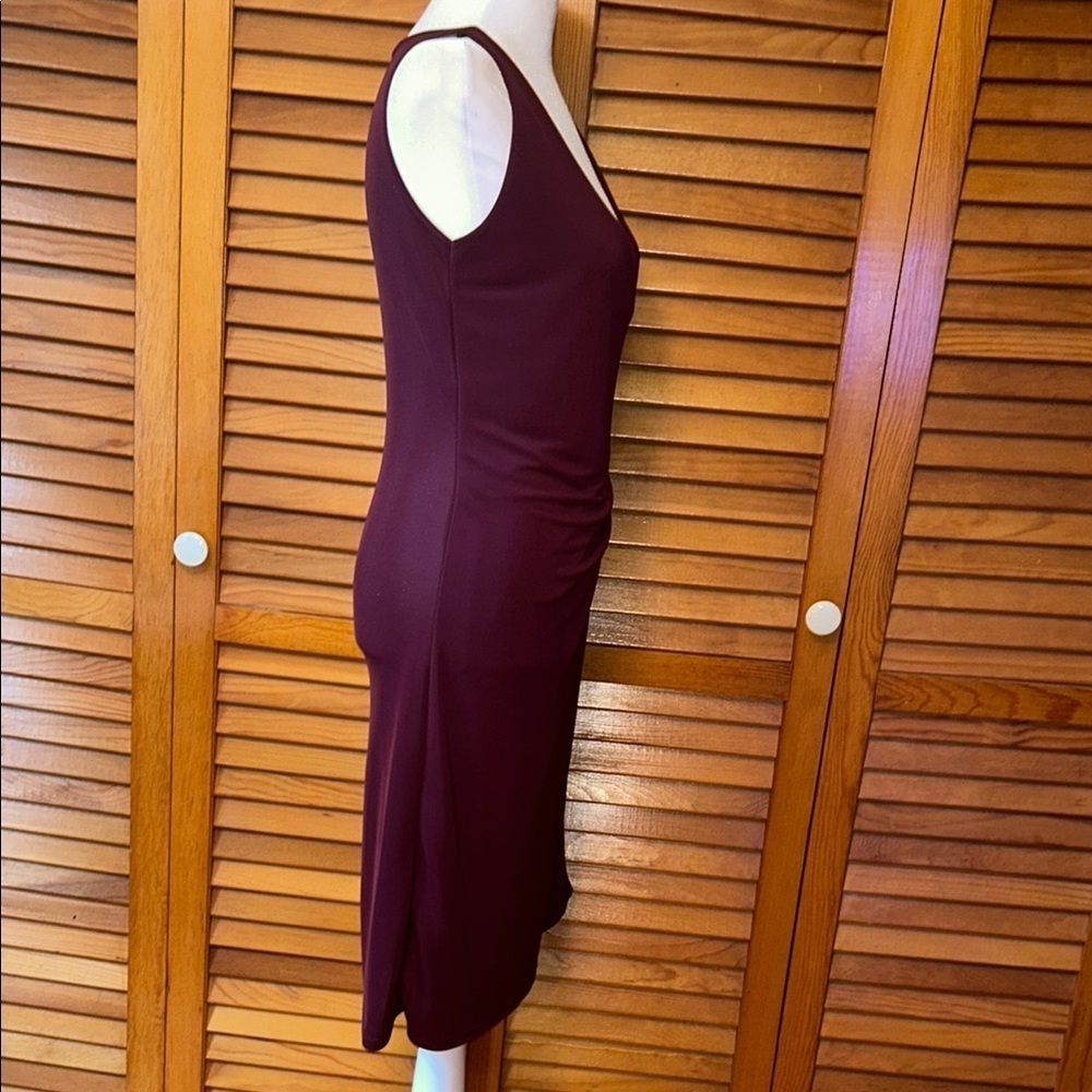 Hennes Collection Ruched Sexy Sheath Midi Dress Size 6 - Picture 5 of 9